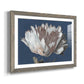 White Peony - Barnwood Framed Art Print