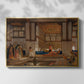 A Lady Receiving Visitors (The Reception), 1873 - Floater Framed Canvas Print