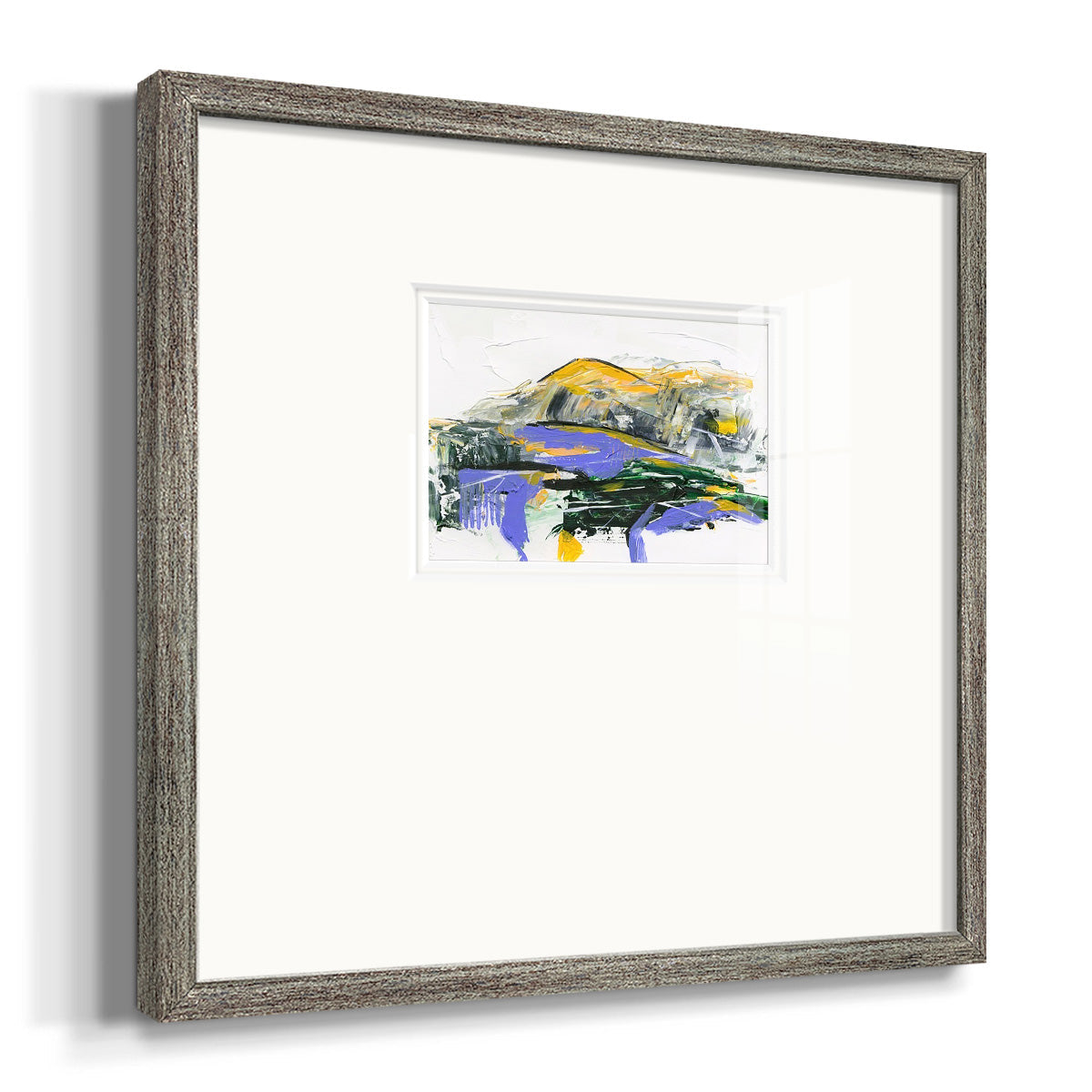 Silent Mountain V Premium Framed Print Double Matboard