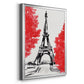 Day in Paris II - Modern Framed Canvas Print