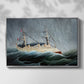 A Ship in the Storm, c. 1899 - Floater Framed Canvas Print