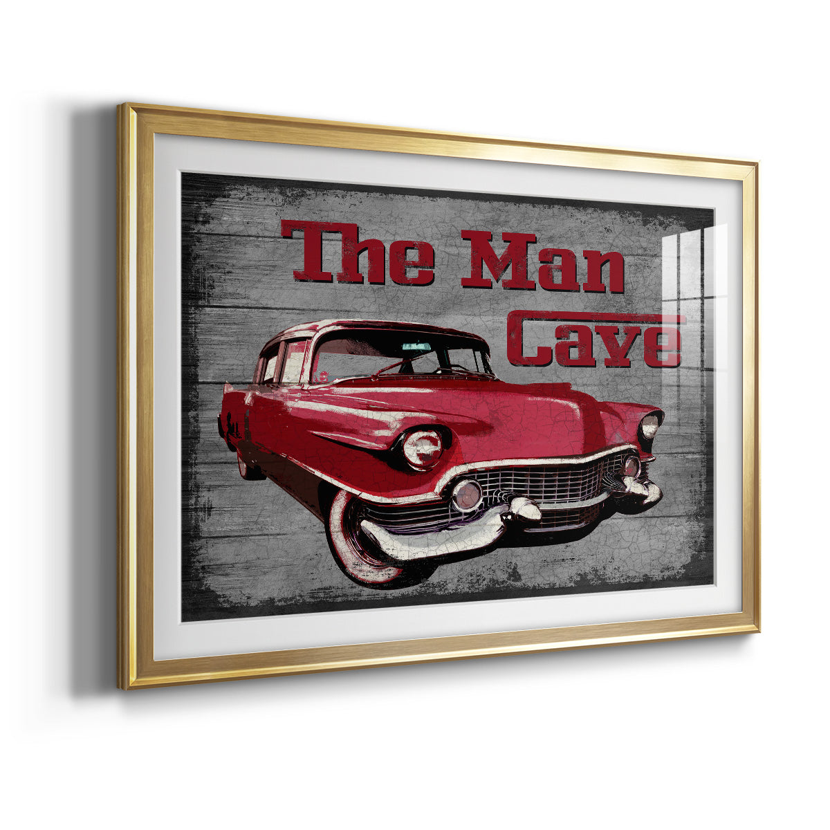 The Man Cave - Modern Framed Art Print
