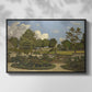 The Painter's Garden at Saint-Privé, 1886 - Floater Framed Canvas Print