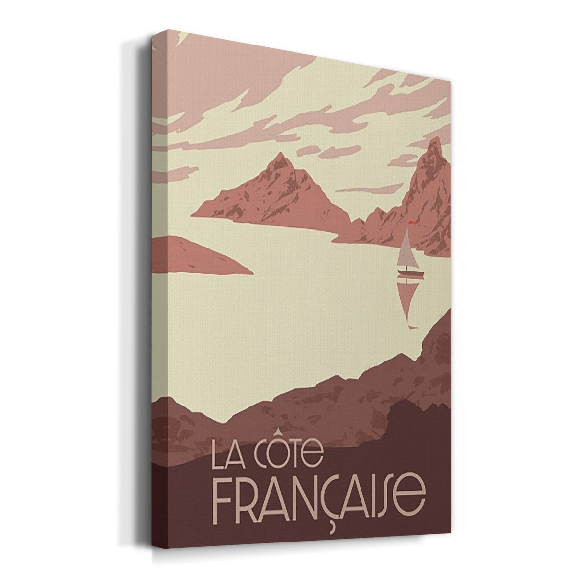 French Coast II - Canvas Art Print