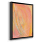 Peach Bliss I - Modern Framed Canvas Print