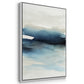 Waves II - Framed Premium Gallery Wrapped Canvas L Frame - Ready to Hang