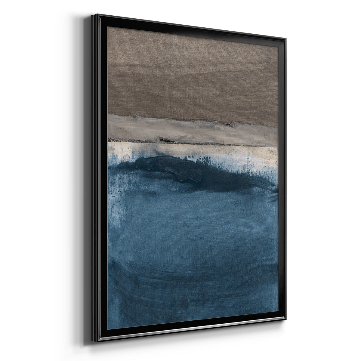 Midnight Sky - Modern Framed Canvas Print