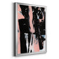 Black & Blush I - Modern Framed Canvas Print