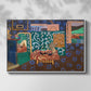 Interior with Aubergines, 1911 - Floater Framed Canvas Print