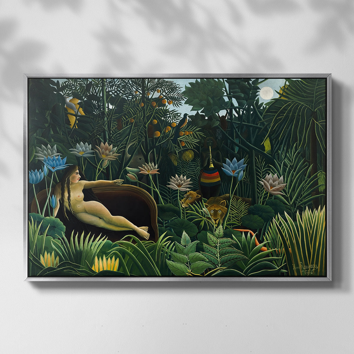 The Dream (Le Rêve), 1910 - Floater Framed Canvas Print