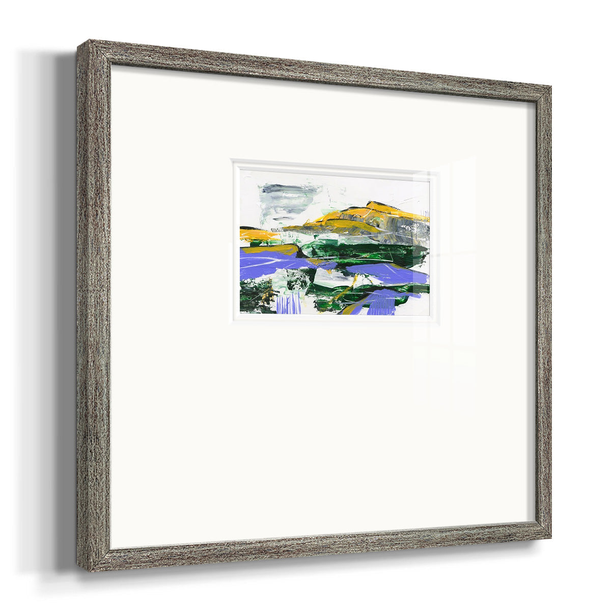 Silent Mountain VI Premium Framed Print Double Matboard