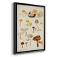 Mushroom Species XII - Modern Framed Canvas Print