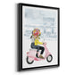 Paris in Love I - Modern Framed Canvas Print