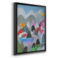 Utah Mountains - Modern Framed Canvas Print