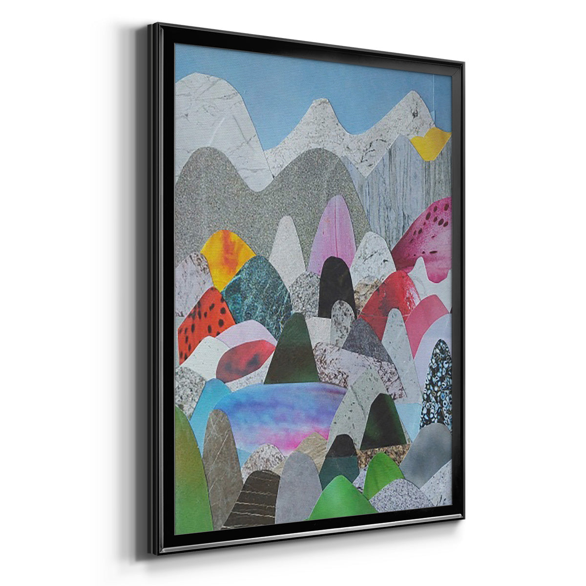 Utah Mountains - Modern Framed Canvas Print