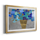 Blue Love - Modern Framed Art Print