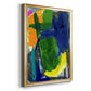 Brights Strokes I - Modern Framed Canvas Print