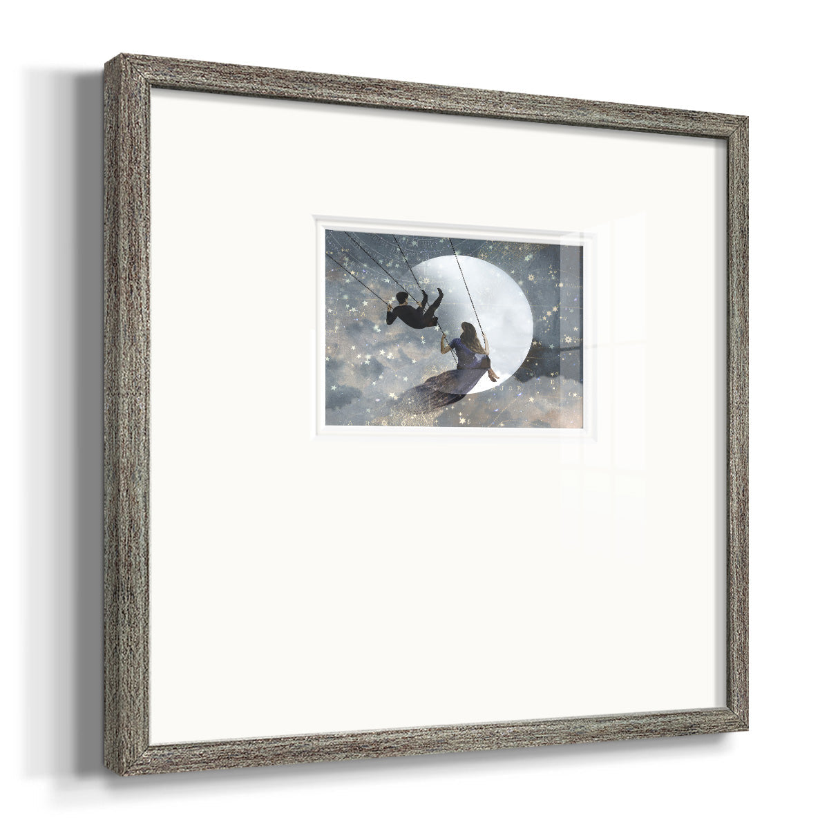 Celestial Love II Premium Framed Print Double Matboard