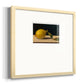 Lonely Lemon Premium Framed Print Double Matboard