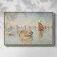 Concarneau, Quiet Morning, Opus 219, 1891 - Floater Framed Canvas Print
