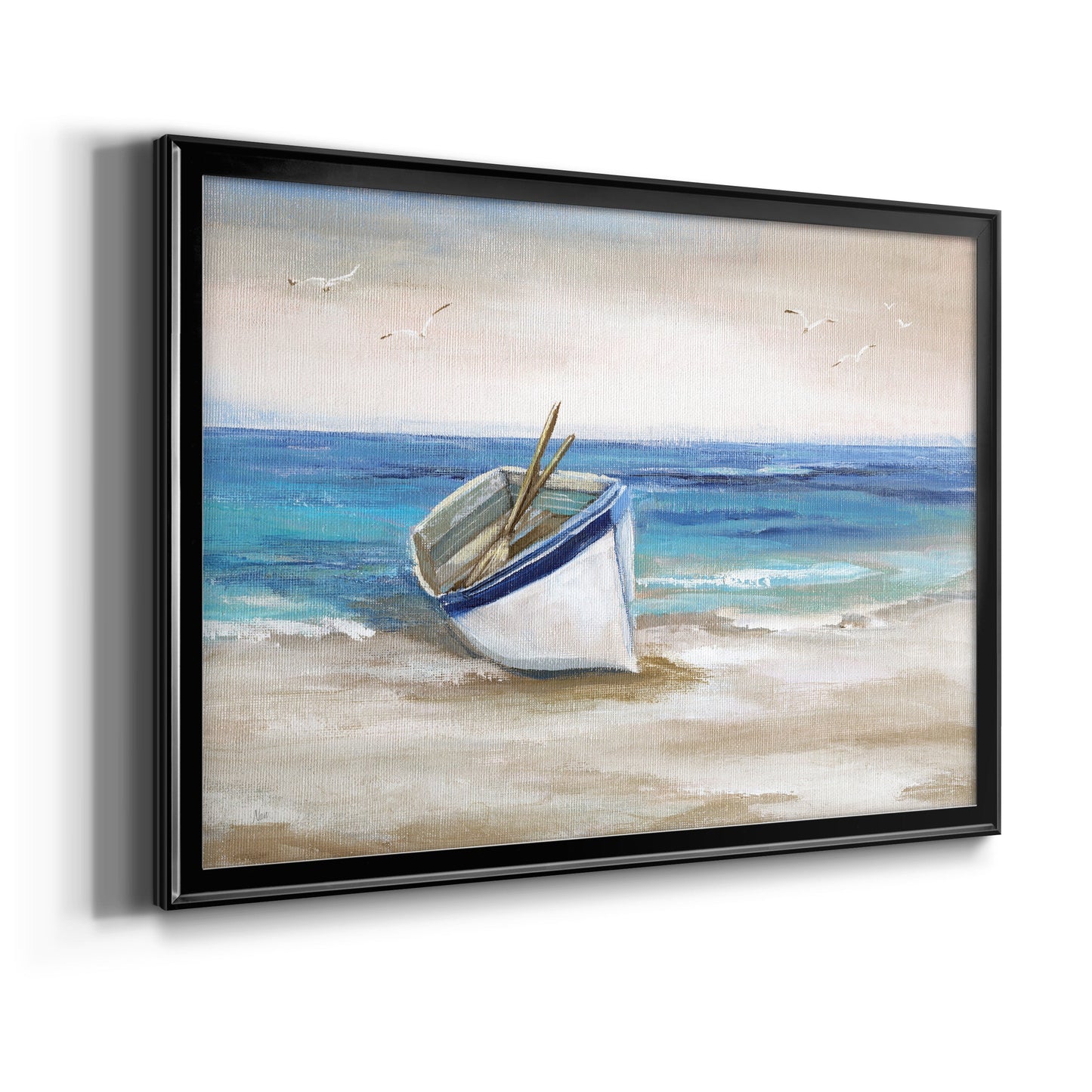Shore Excursion - Modern Framed Canvas Print