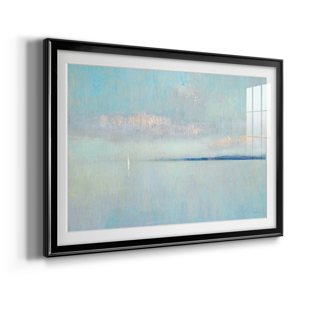 Sunrise Haze - Modern Framed Art Print