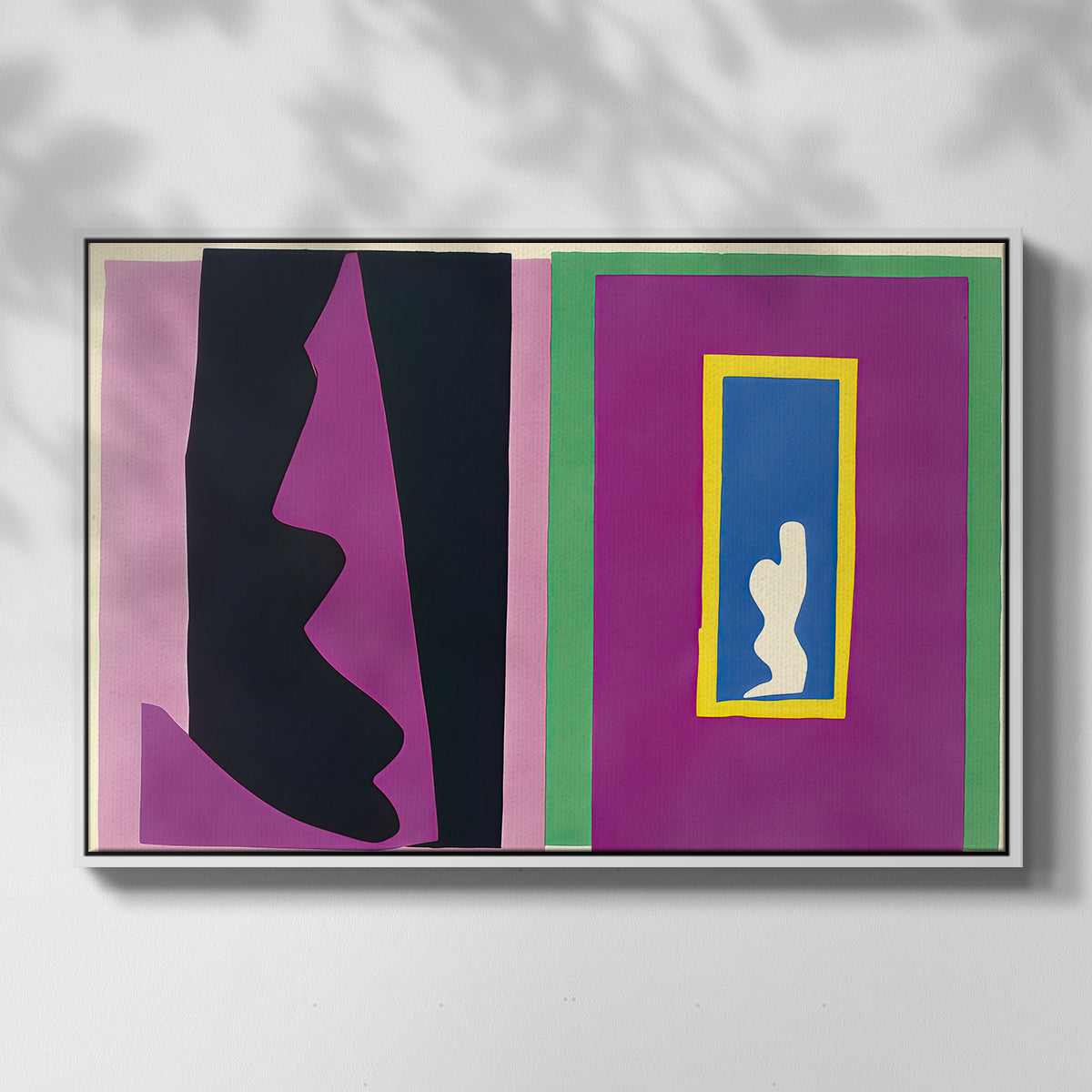 Destiny (Le destin), from Jazz, 1947 - Floater Framed Canvas Print