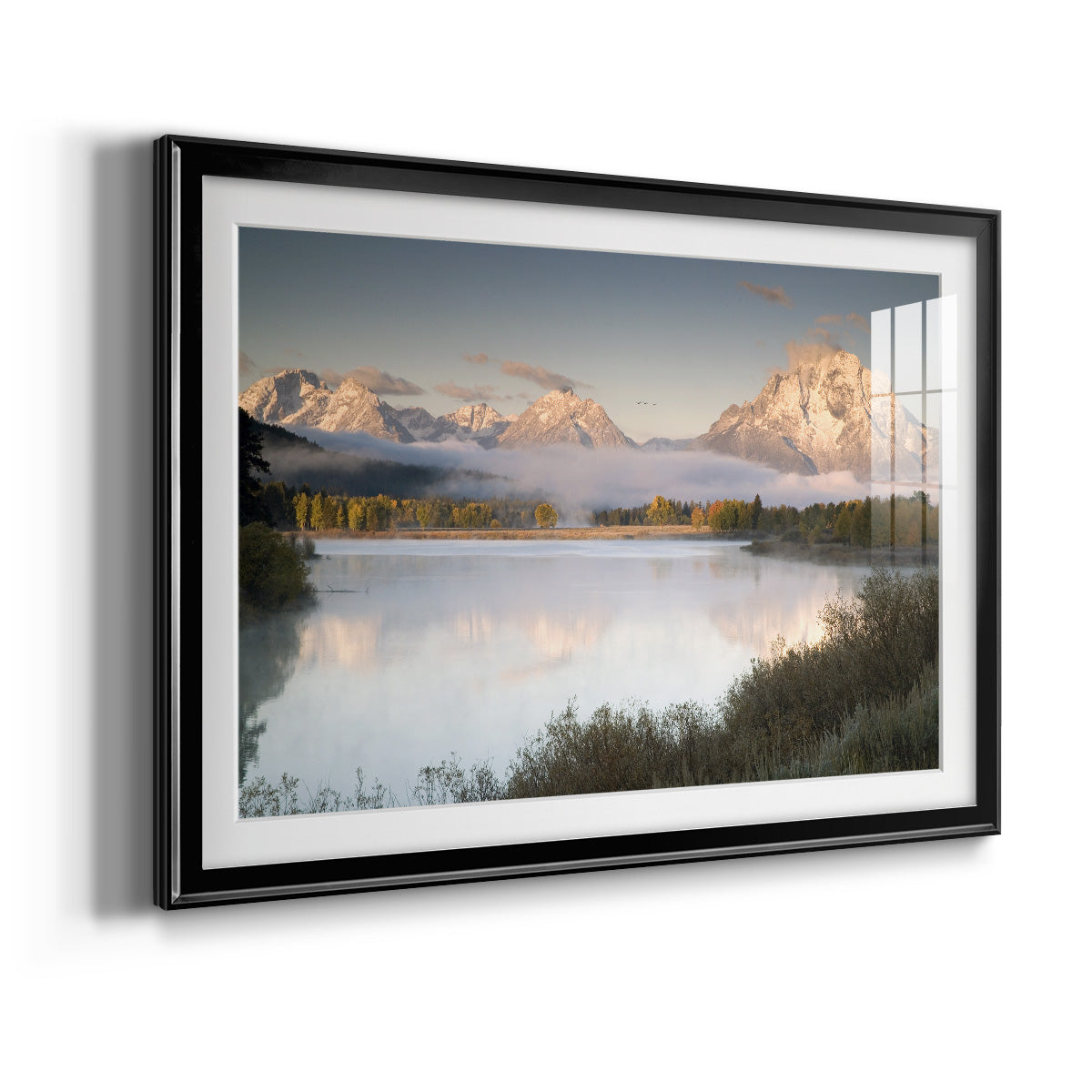 Snake River Fog - Modern Framed Art Print