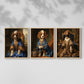 Royal Animals Series LIX - Restickable Framed Art Set