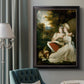 Classical portrait of the Frankland sisters by John Hoppner in an ornate black frame with gilded inner detail displayed in a neutral interior setting.