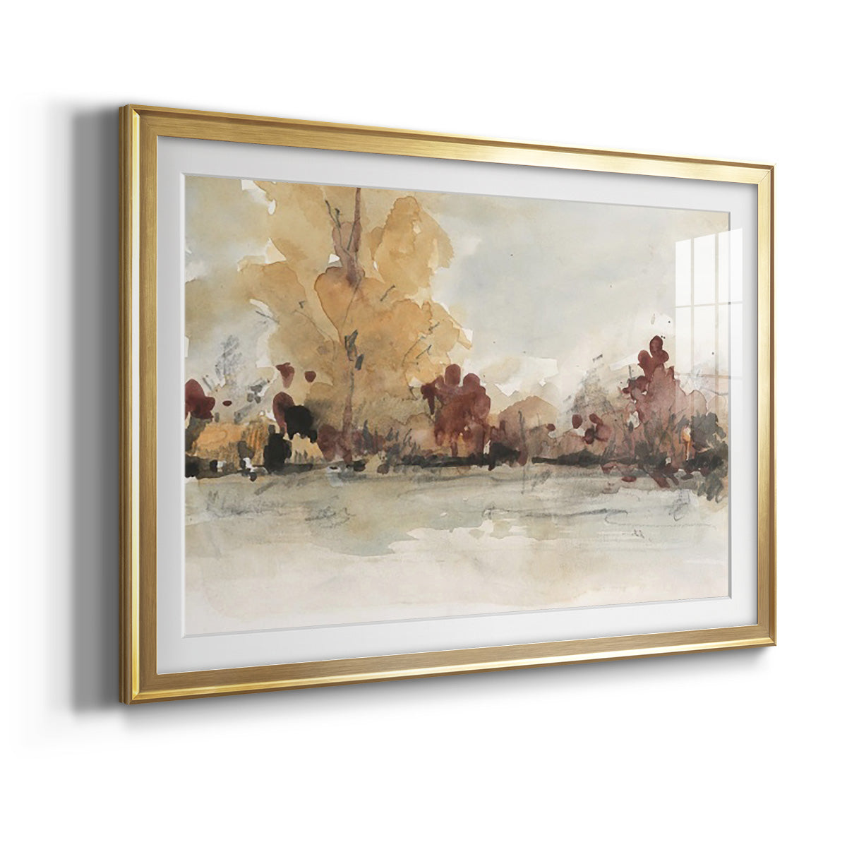 The Autumn View I - Modern Framed Art Print