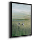 Out to Pasture II - Modern Framed Canvas Print