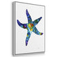 Sea Star - Framed Premium Gallery Wrapped Canvas L Frame - Ready to Hang