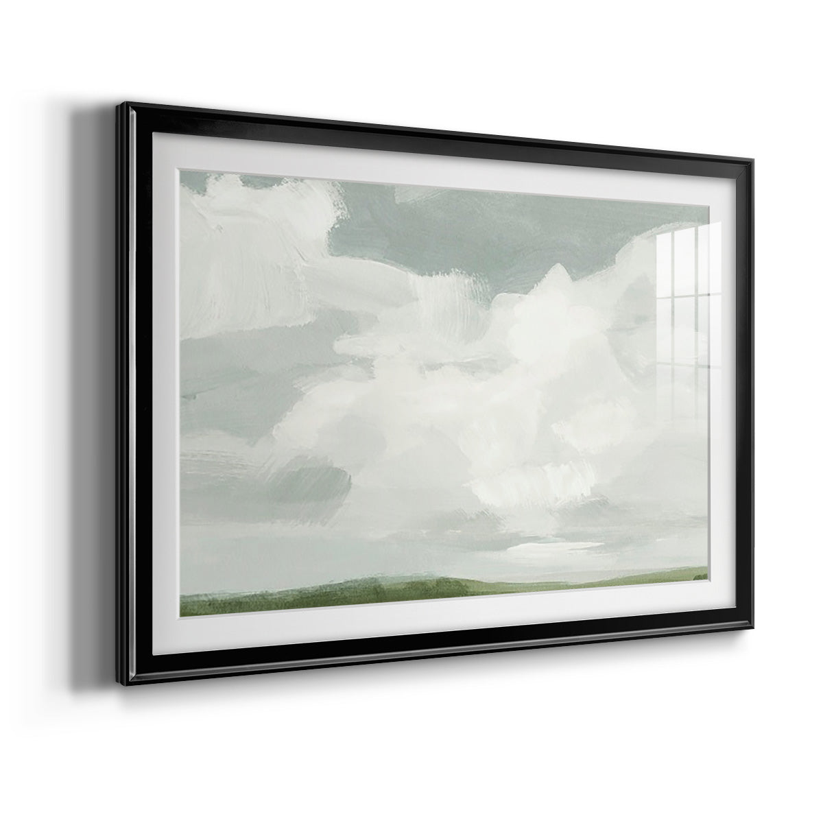 Gray Stone Sky I - Modern Framed Art Print