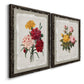 Botanical Bouquet Carnations - Premium Framed Canvas 2 Piece Set - Ready to Hang