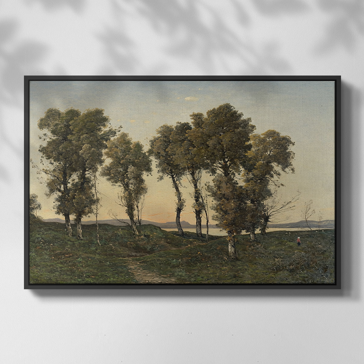 Autumn Evening, 1894 - Floater Framed Canvas Print