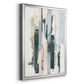 Paper Strata I - Modern Framed Canvas Print