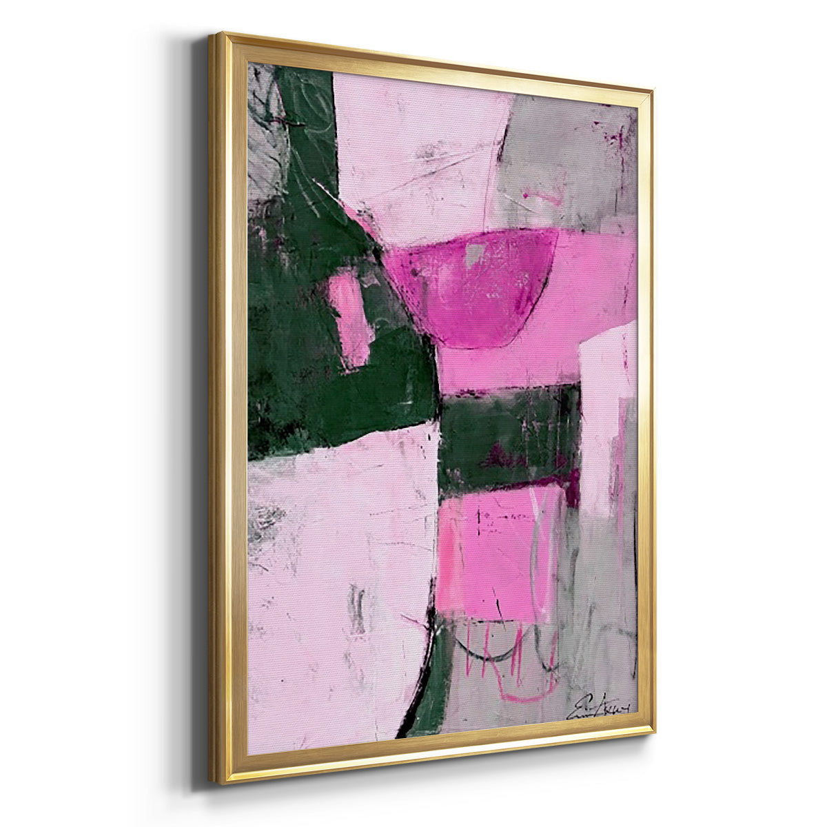 Party Mixer I - Modern Framed Canvas Print