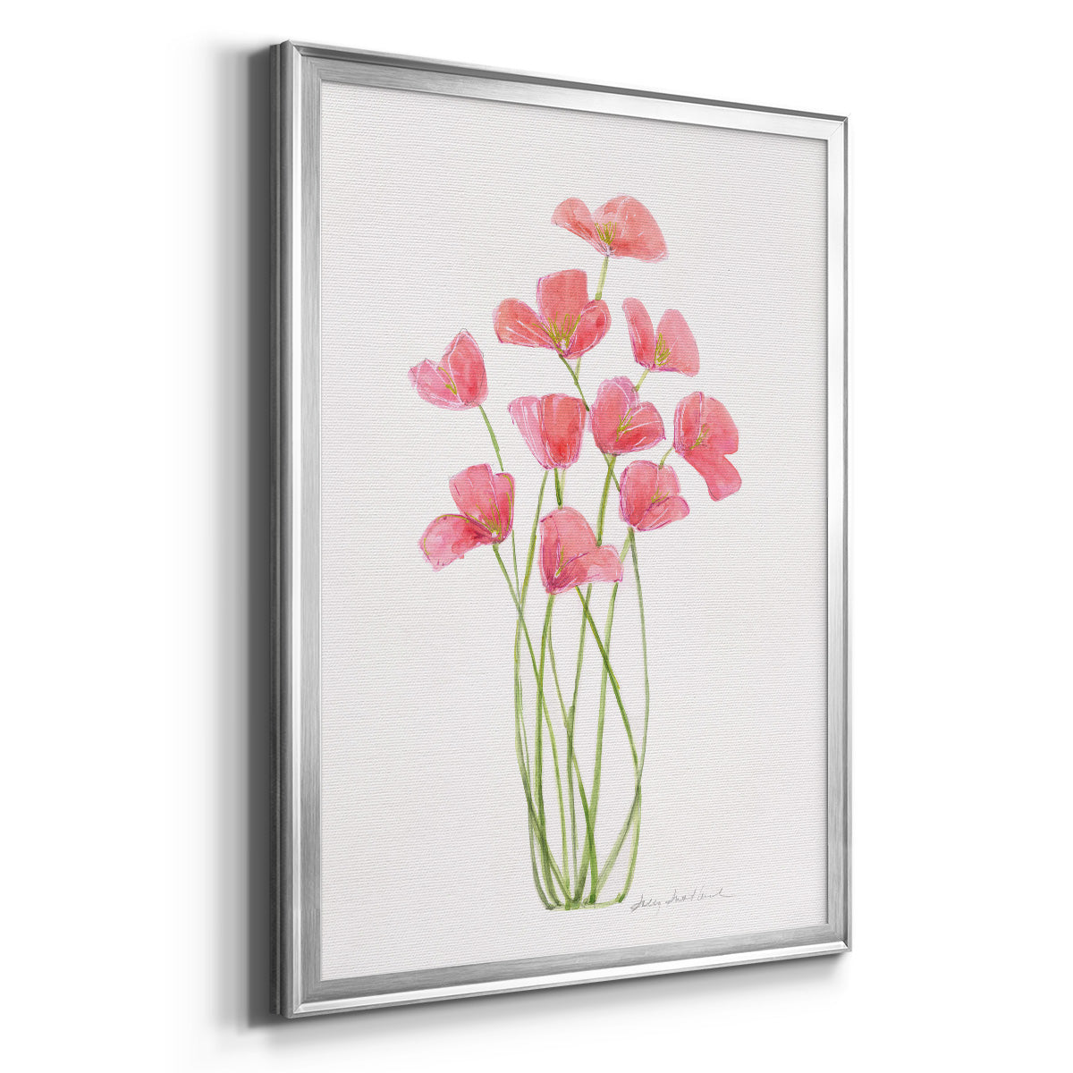 Intertwined Bouquet I - Modern Framed Canvas Print