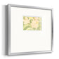 Verdant Floral Abstract II Premium Framed Print Double Matboard