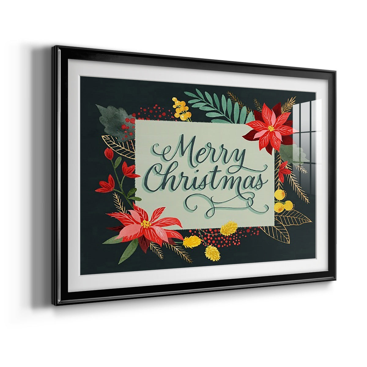 Bright Christmas Night  I Premium Framed Print - Ready to Hang