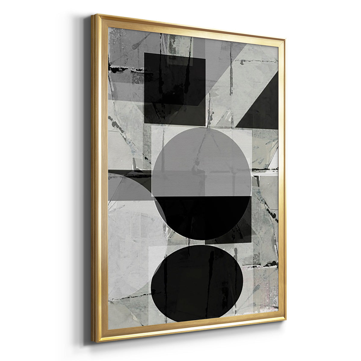 Abstract Neutrality II - Modern Framed Canvas Print