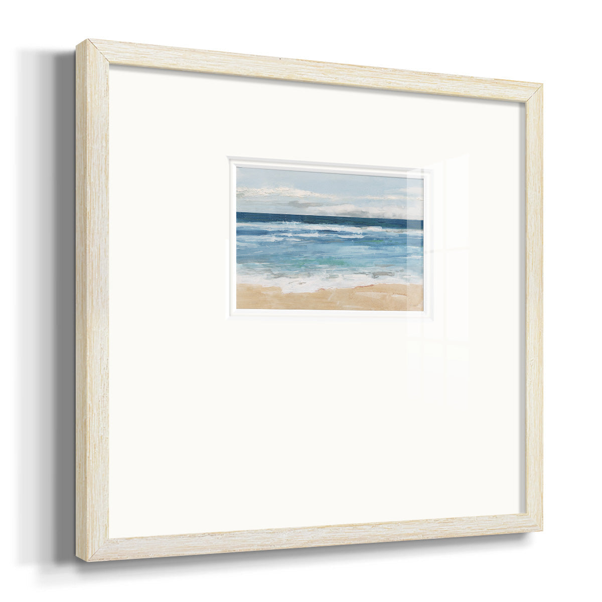 Ocean Waves II Premium Framed Print Double Matboard