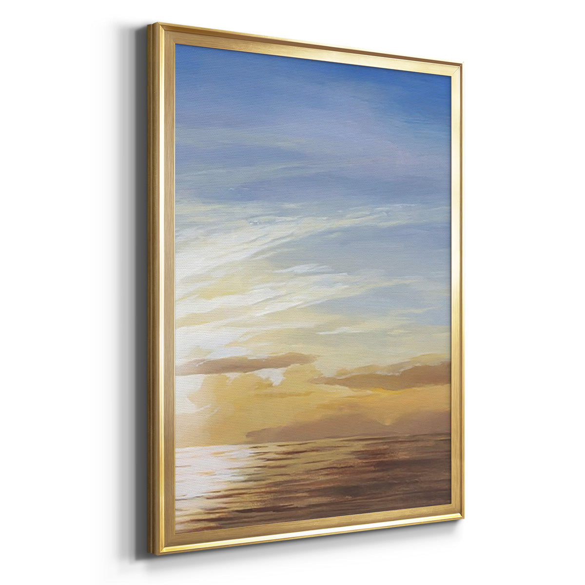 Luminous Waters II - Modern Framed Canvas Print