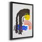 Shifting I - Modern Framed Canvas Print
