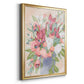 Blush Array I - Modern Framed Canvas Print