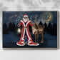 Celestial Christmas Collection A - Framed Gallery Wrapped Canvas in Floating Frame