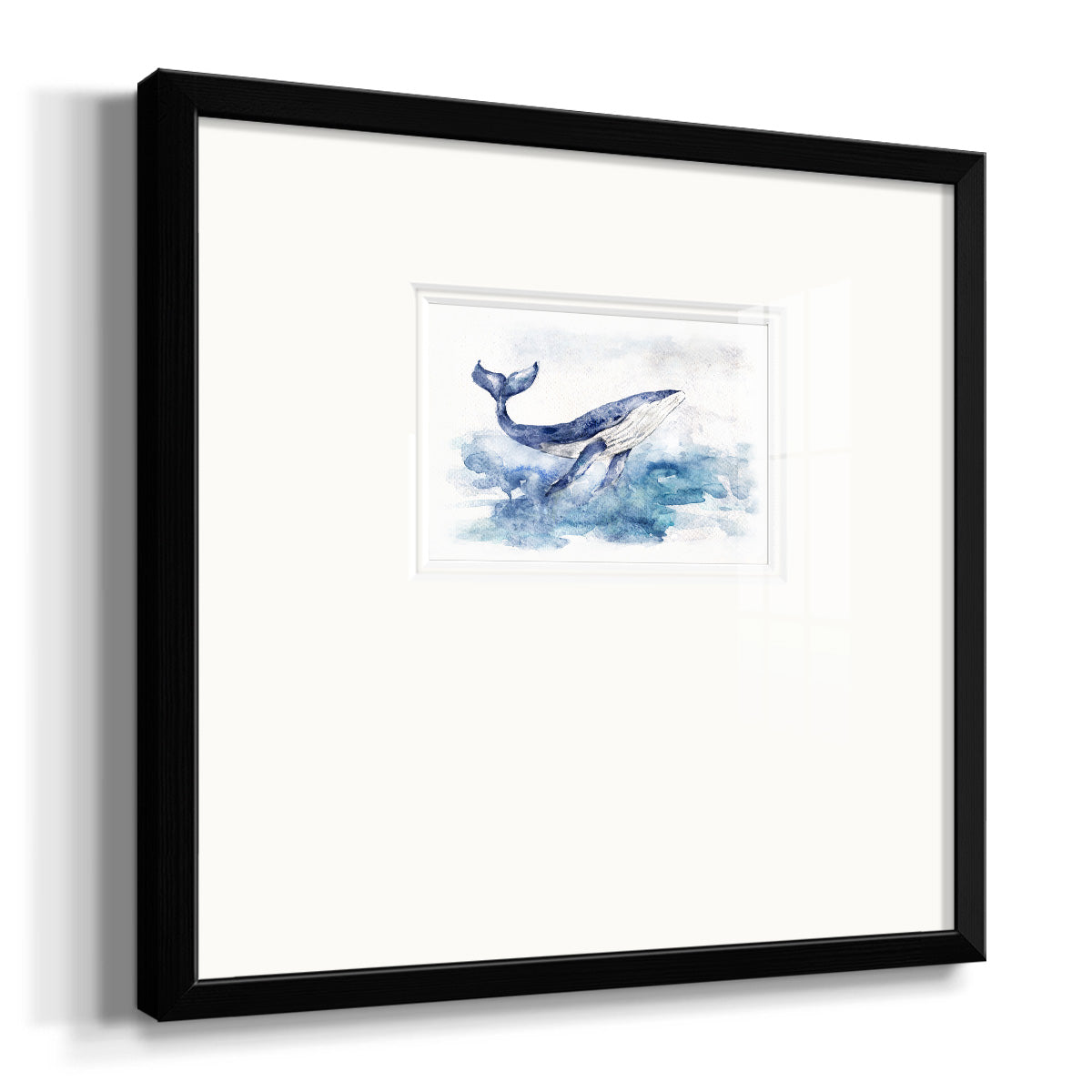 Beautiful Breach Premium Framed Print Double Matboard