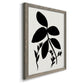 Silhouette Garden II - Premium Canvas Framed in Barnwood - Ready to Hang