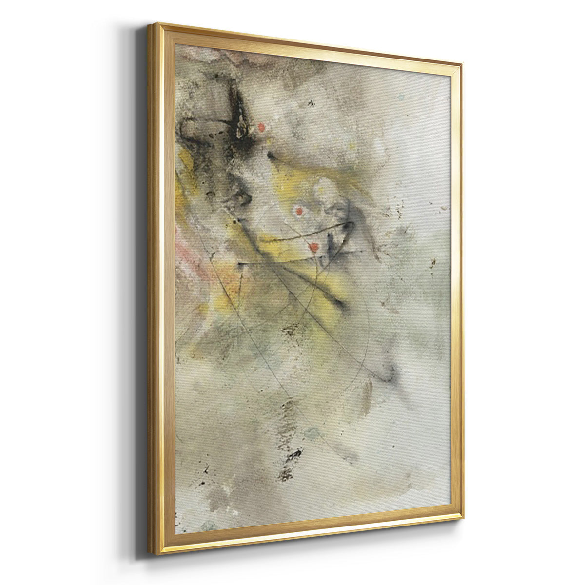 Soft Inspiration II - Modern Framed Canvas Print